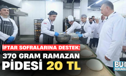 İFTAR SOFRALARINA DESTEK: 370 GRAM RAMAZAN PİDESİ 20 TL