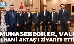 MUHASEBECİLER VALİ İLHAMİ AKTAŞ'I ZİYARET ETTİ