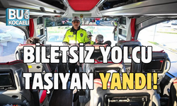 BİLETSİZ YOLCU TAŞIYAN YANDI!