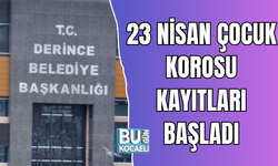 23 NİSAN ÇOCUK KOROSU KAYITLARI BAŞLADI