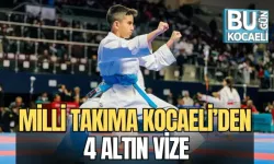 MİLLİ TAKIMA KOCAELİ’DEN 4 ALTIN VİZE