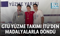 GTÜ YÜZME TAKIMI İTÜ’DEN MADALYALARLA DÖNDÜ