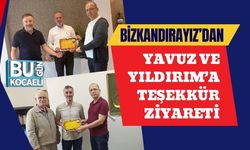 Bizkandırayız’dan Yavuz ve Yıldırım’a Teşekkür Ziyareti