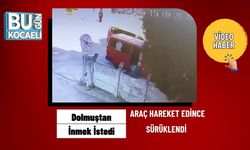 Dolmuştan İnmek İstedi, Araç Hareket Edince Sürüklendi
