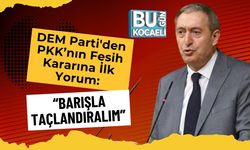 DEM Parti'den PKK’nın Fesih Kararına İlk Yorum: “Barışla Taçlandıralım”