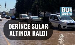 Derince Sular Altında Kaldı
