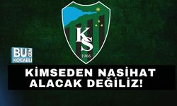 Kocaelispor’dan Net Mesaj: Kimseden Nasihat Alacak Değiliz!