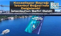 Kocaelispor Bayrağı İstanbul Boğazı’nda Dalgalandı! “Üç Büyükler”e Mesaj: İstanbul’un Sefiri Geldi!