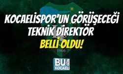 Kocaelispor'un Görüşeceği Teknik Direktör Belli Oldu!