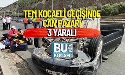TEM Kocaeli Geçişinde Can Pazarı; 3 Yaralı