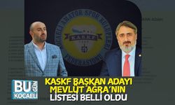 KASKF Başkan Adayı Mevlüt Ağra’nın Listesi Belli Oldu