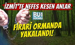 İzmit'te Nefes Kesen Anlar: Firari Ormanda Yakalandı!