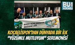 Kocaelispor'dan Dünyada Bir İlk: “Yüzümle Mutluyum” Seremonisi