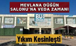 İzmit Mevlana Düğün Salonu’na Veda Zamanı: Yıkım Kesinleşti