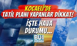 Kocaeli’de Tatil Planı Yapanlar Dikkat! İşte Hava Durumu...