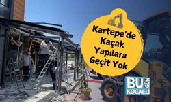 Kartepe'de Kaçak Yapılara Geçit Yok
