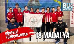 Körfezli Yüzücülerden 18 Madalya
