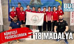 Körfezli Yüzücülerden 18 Madalya