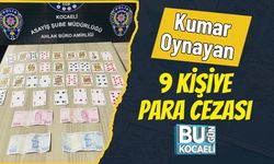 Kumar Oynayan 9 Kişiye Para Cezası