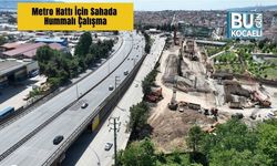 Metro Hattı İçin Sahada Hummalı Çalışma