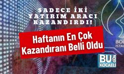 Sadece İki Yatırım Aracı Kazandırdı! Haftanın En Çok Kazandıranı Belli Oldu