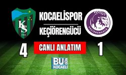 Kocaelispor-Ankara Keçiörengücü Maçı Canlı Anlatım