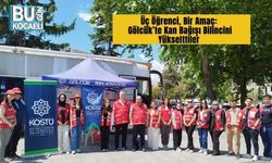 Üç Öğrenci, Bir Amaç: Gölcük’te Kan Bağışı Bilincini Yükselttiler