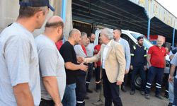 Başkan Yardımcısı Arcan'dan İlk Ziyaret Fen İşleri’ne