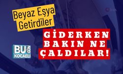 Beyaz Eşya Getirdiler Giderken Bakın Ne Çaldılar!