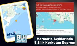Marmaris'te 5.8'lik Korkutan Deprem