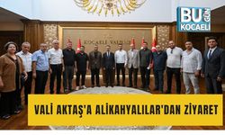 Vali Aktaş'a Alikahya'lılardan Ziyareti