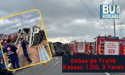 Gebze’de Trafik Kazası: 1 Ölü, 3 Yaralı