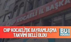 CHP Kocaeli'de Bayramlaşma Takvimi Belli Oldu