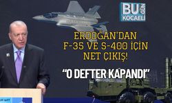 Erdoğan'dan F-35 ve S-400 hakkında net çıkış! “O defter kapandı”