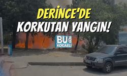 Derince’de Korkutan Yangın!