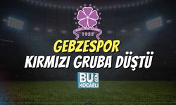 Gebzespor Kırmızı Gruba Düştü