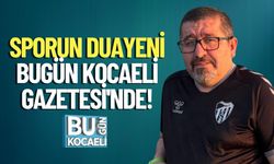 Sporun Duayeni Bugün Kocaeli Gazetesi'nde!
