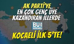AK Parti’ye En Çok Genç Üye Kazandıran İllerde Kocaeli İlk 5’te!