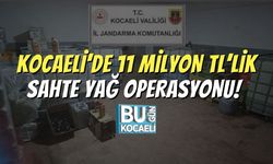 Kocaeli’de 11 Milyon TL’lik Sahte Yağ Operasyonu!