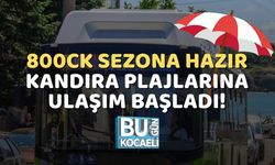 800CK Sezona Hazır: Kandıra Plajlarına Ulaşım Başladı!