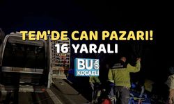 TEM'de Can Pazarı! 16 Yaralı