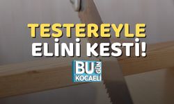 Testereyle Elini Kesti!