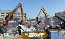Geri Dönüşüm Tesisindeki Yangın Söndürüldü