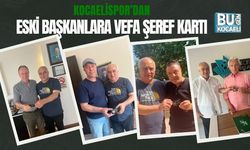 Kocaelispor’dan Eski Başkanlara Vefa; Şeref Kartı
