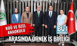 KOÜ ve Özel Anaokulu Arasında Örnek İş Birliği