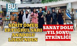 Şehit Ömür Ertuğrul Sarı Anadolu Lisesi’nden Sanat Dolu Yıl Sonu Etkinliği