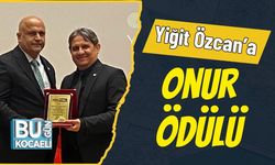Yiğit Özcan’a Onur Ödülü