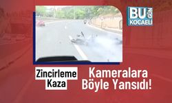 Zincirleme Kaza Kameralara Böyle Yansıdı!