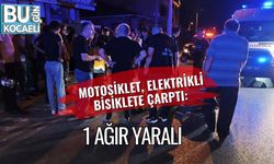 Motosiklet, Elektrikli Bisiklete Çarptı: 1 Ağır Yaralı
