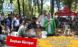 Başkan Hürriyet, Bağlıca ve Çağırgan köylerinde vatandaşlarla buluştu